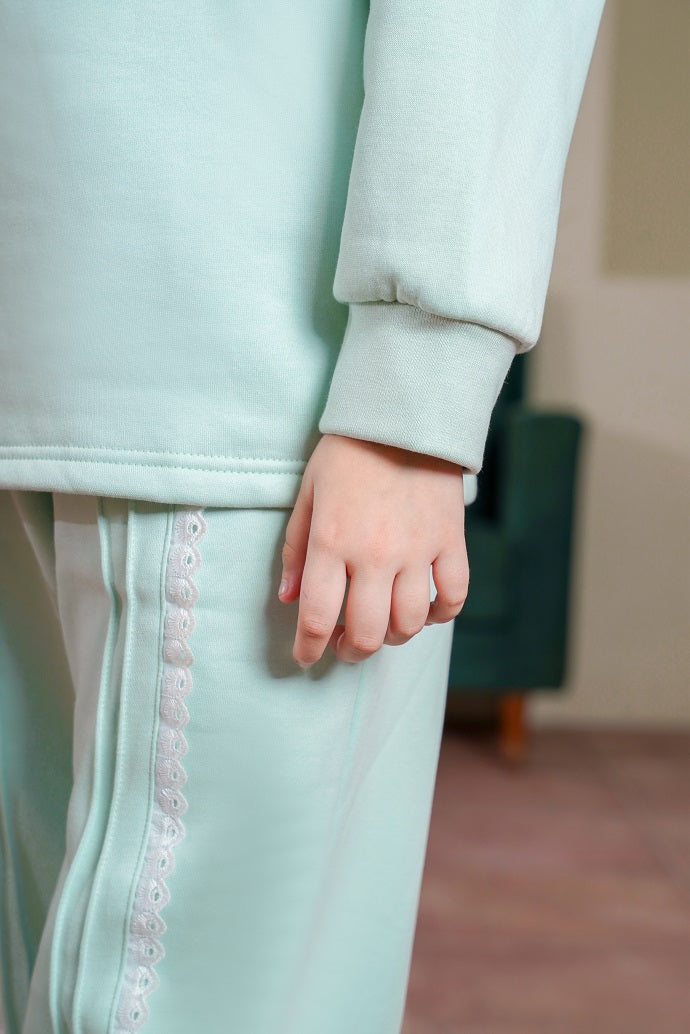 Winter Bloom Heavy Fleece Tracksuit