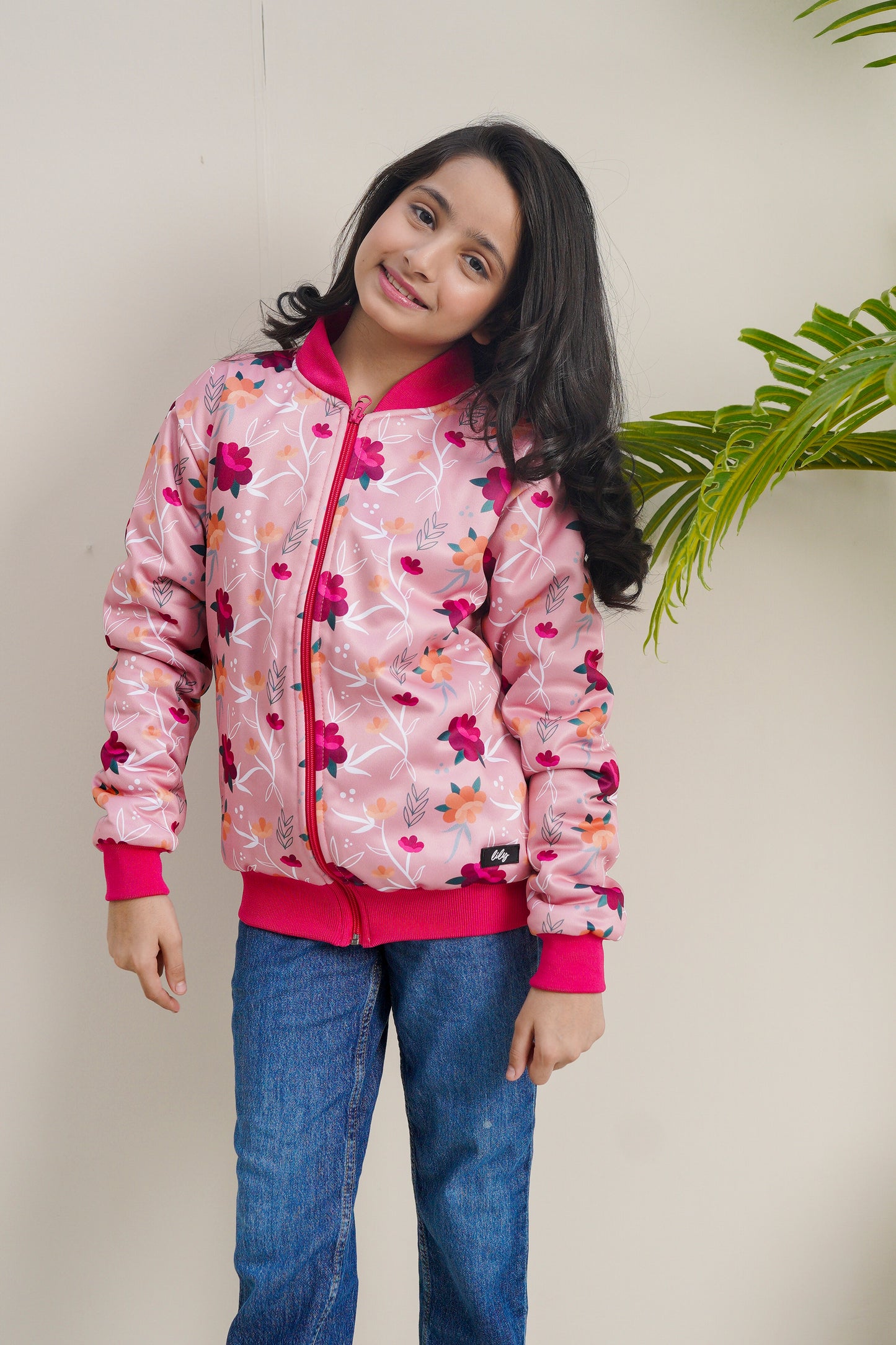 Lily Pink Flowered Jacket