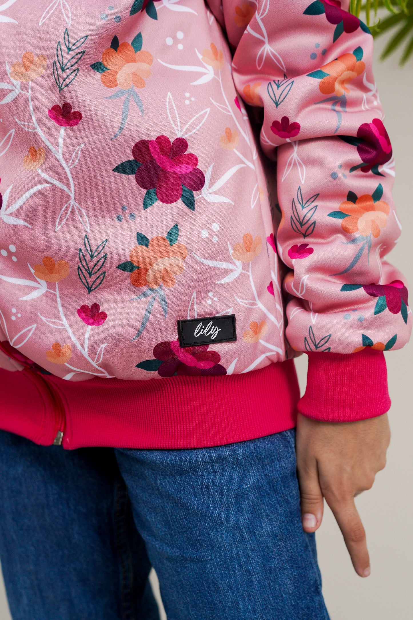 Lily Pink Flowered Jacket