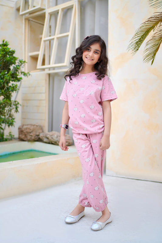 Blush Blossom Pajama Set
