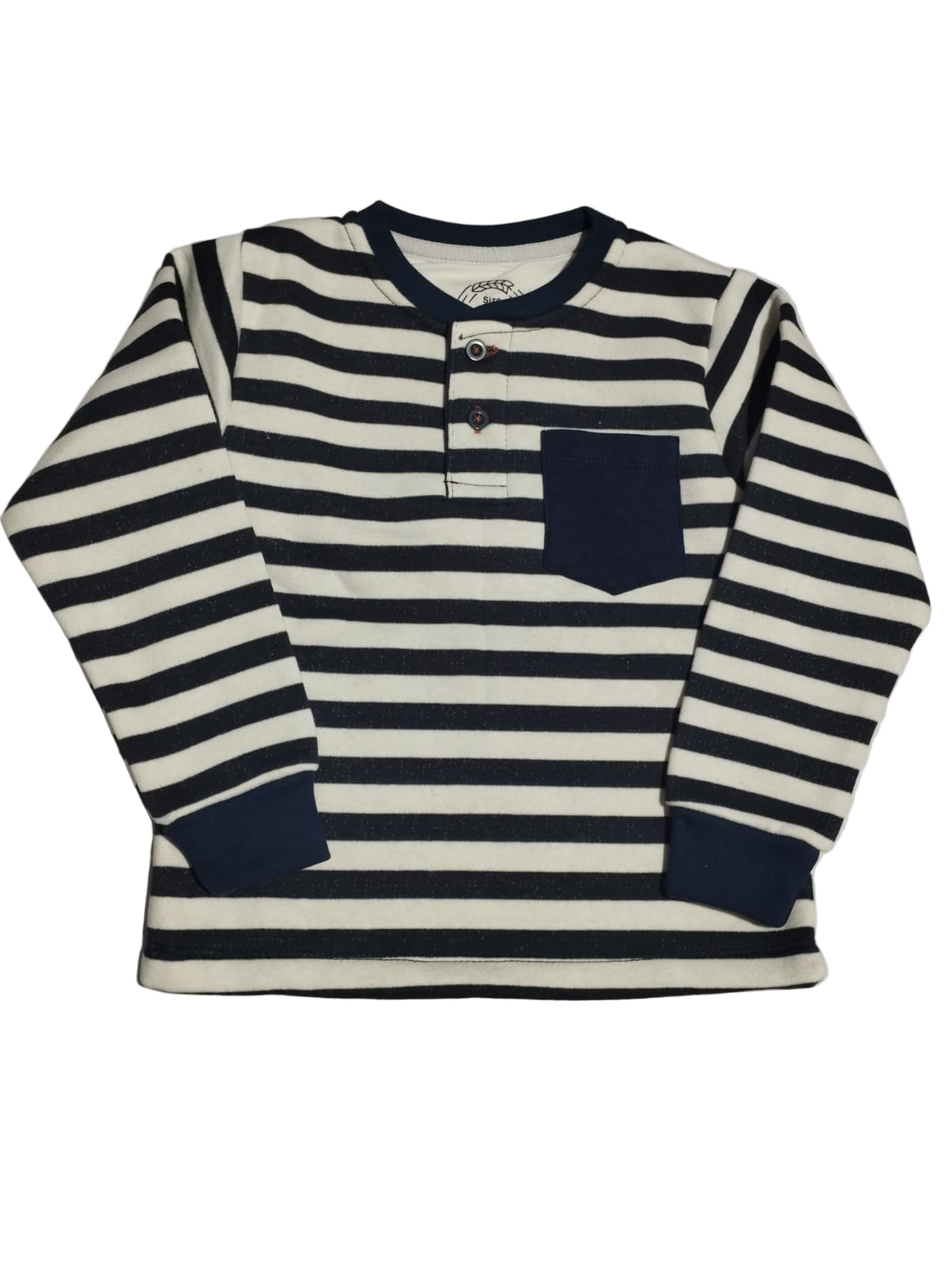 Black white lining sweatshirt