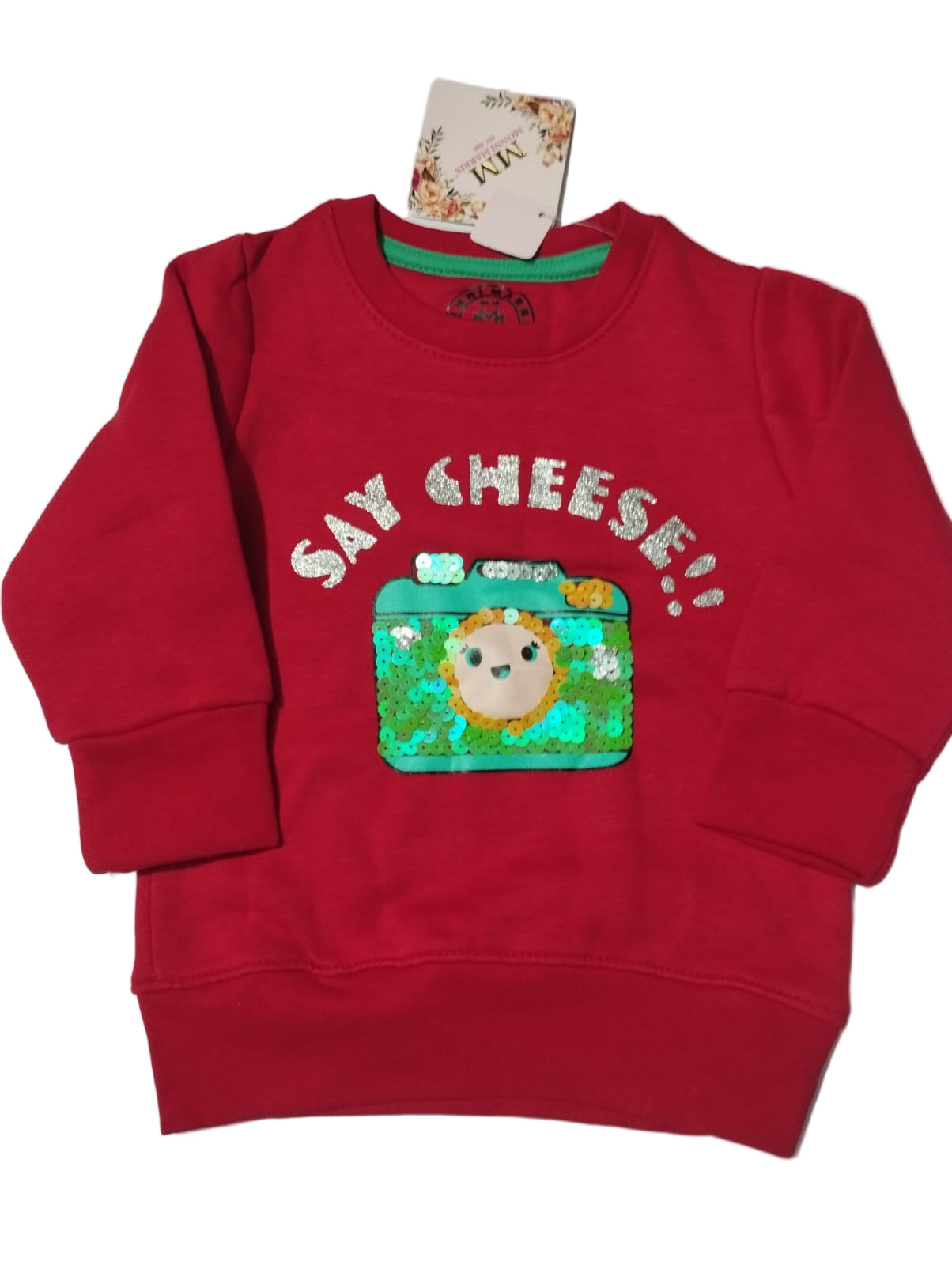 SAY CHEESE SEQUENCE SWEATSHIRT