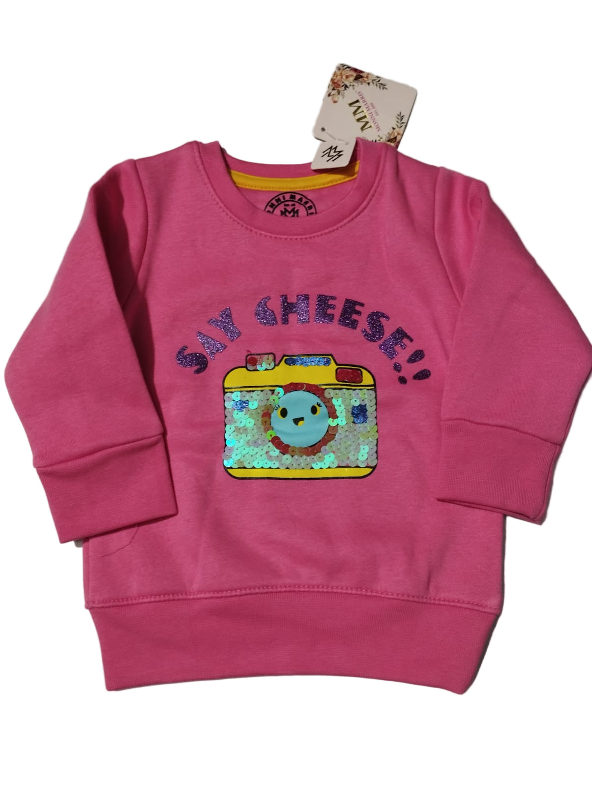 SAY CHEESE SEQUENCE SWEATSHIRT