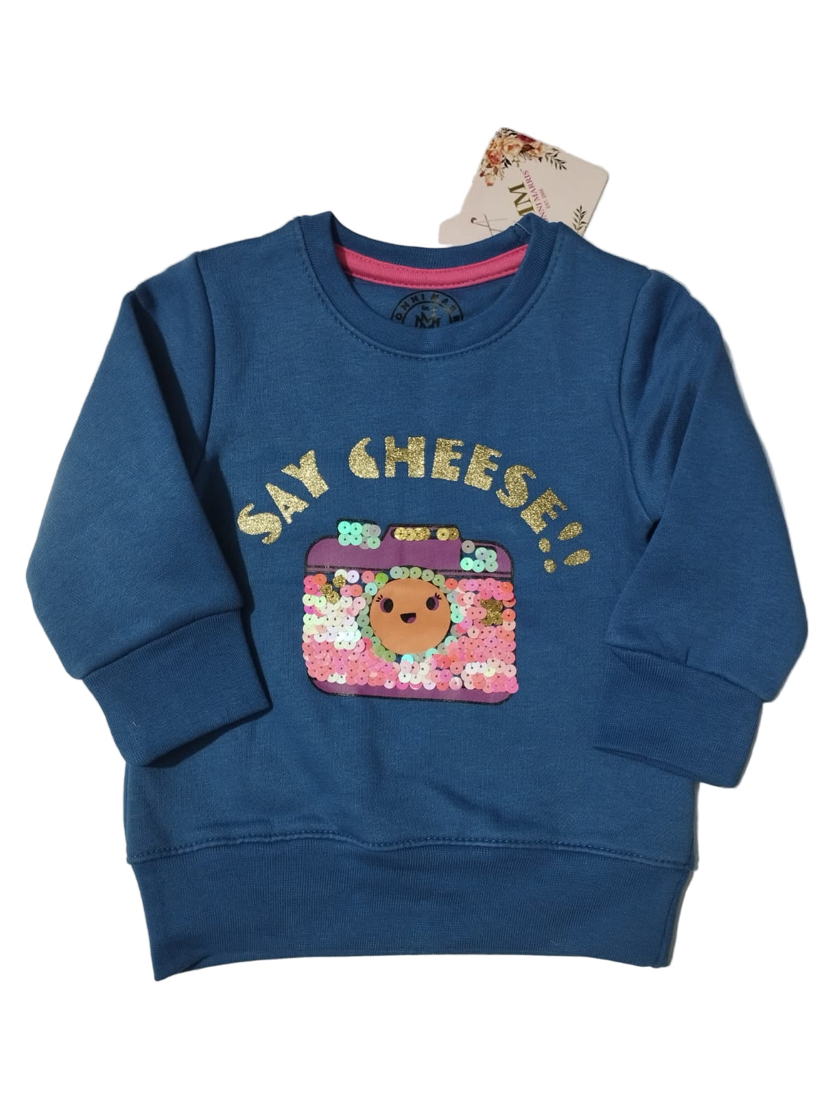 SAY CHEESE SEQUENCE SWEATSHIRT