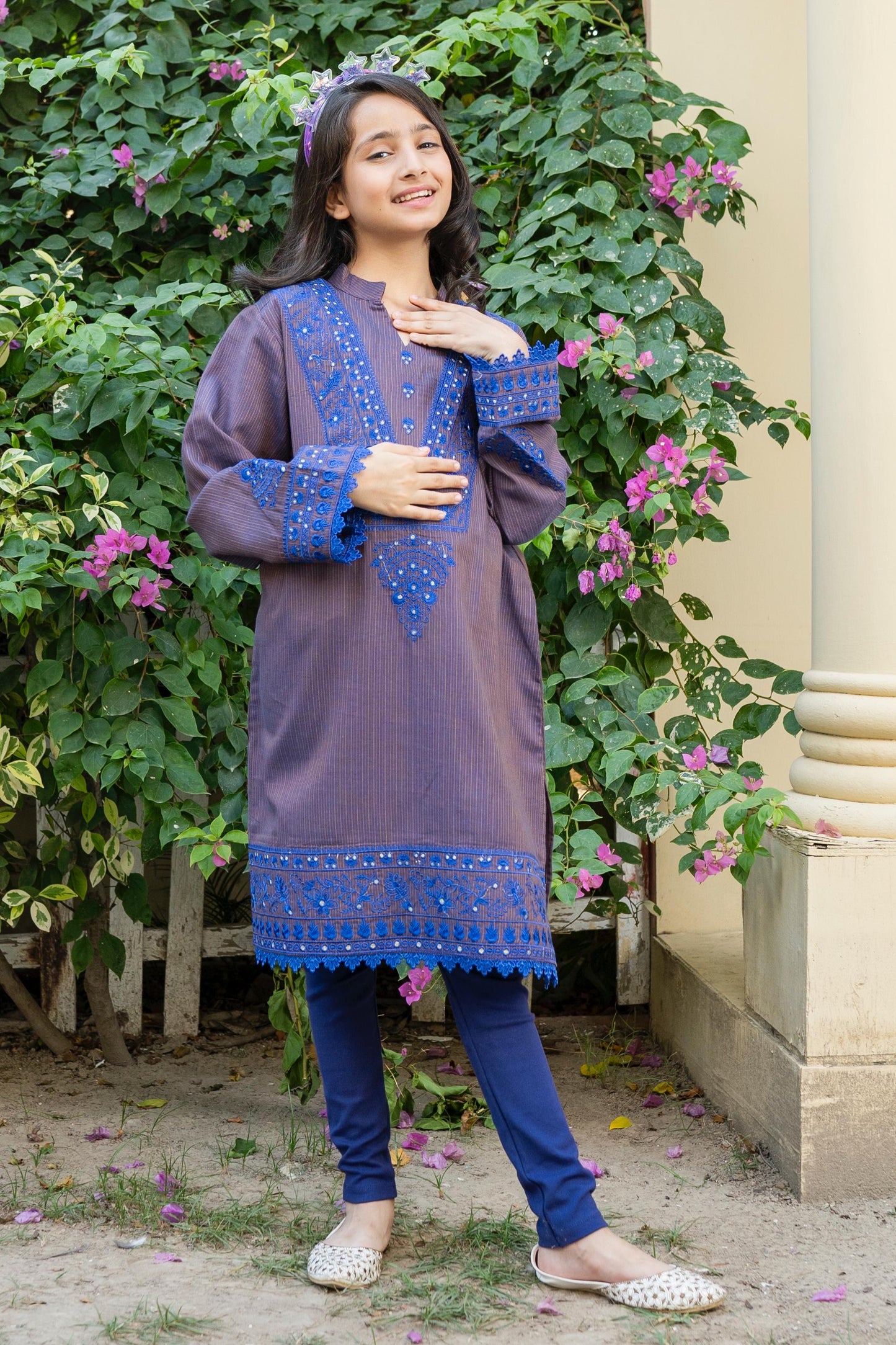 woolen embroidered Kurti