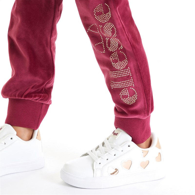 GIRLS VELVET FORMAL TRACKSUIT