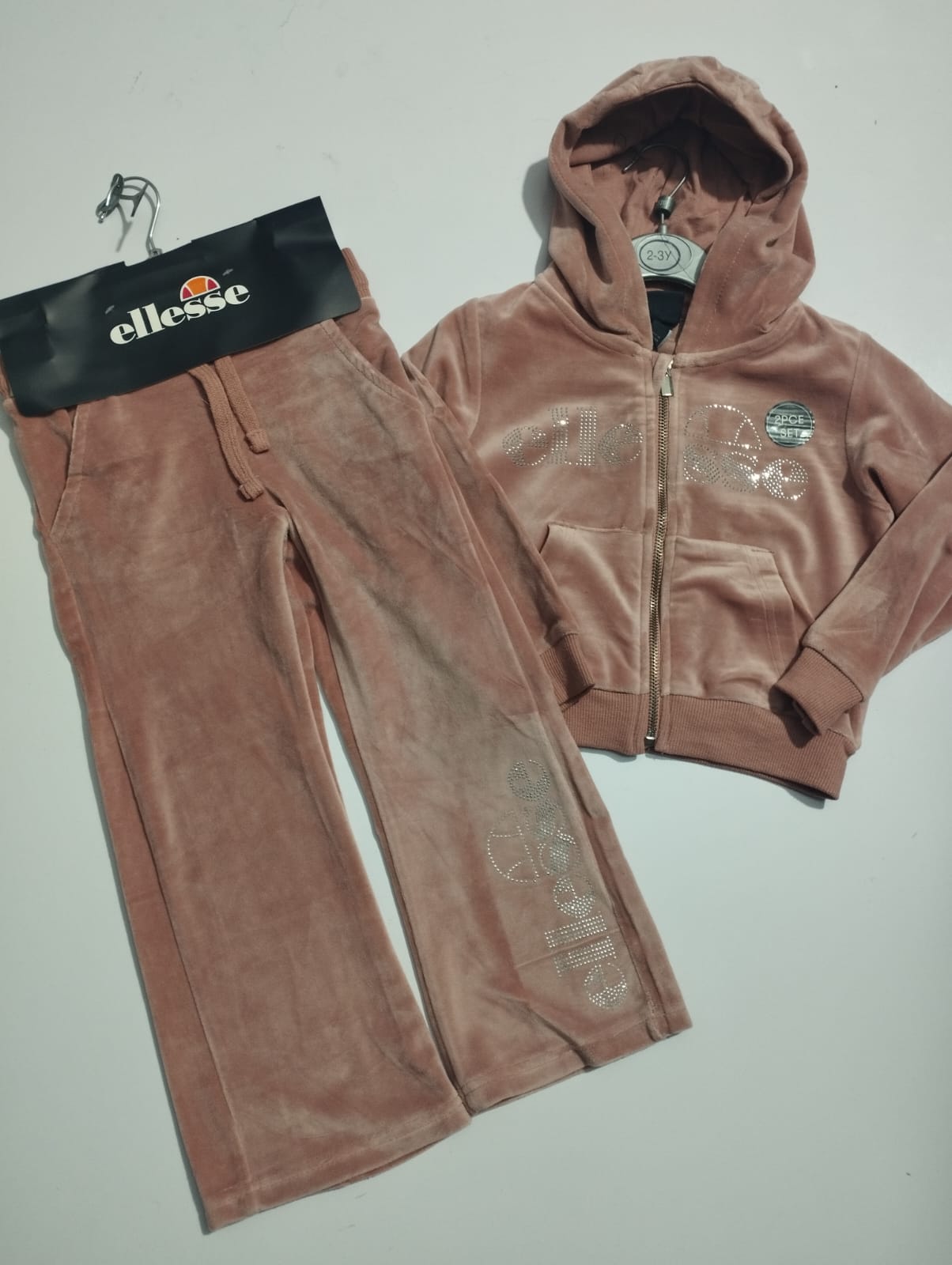 GIRLS VELVET FORMAL TRACKSUIT