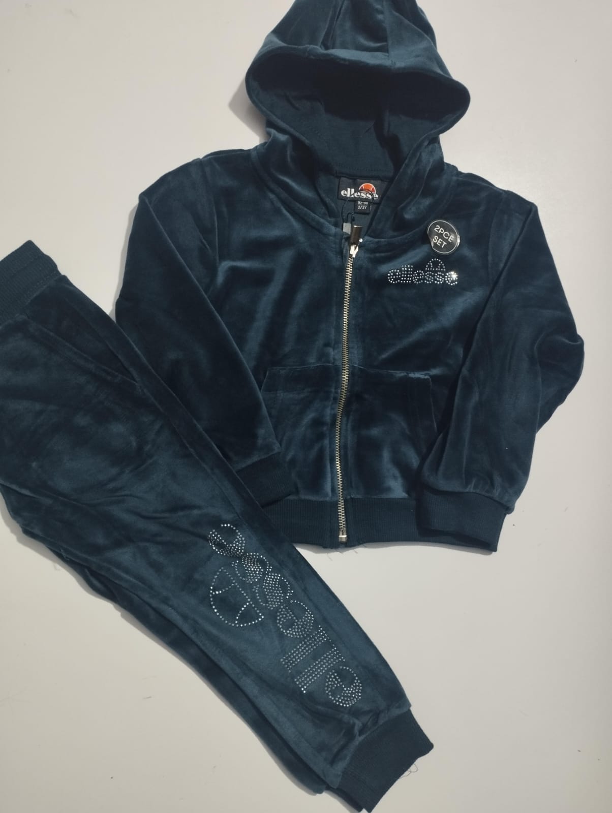 GIRLS VELVET FORMAL TRACKSUIT