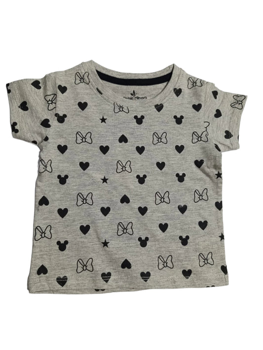 Minnie Minors Girls Heart T-Shirts