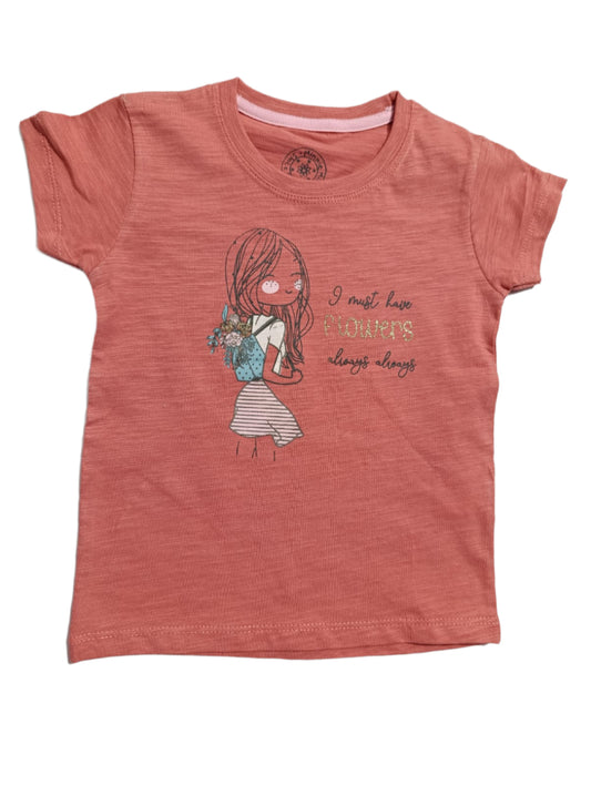 Minnie Minors Girls Pink T-Shirt