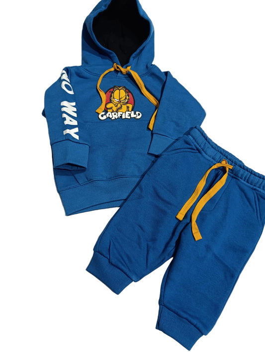 BLUE HOODIE TRACKSUIT