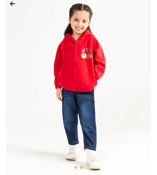 Beechtree Red Zipper Hoodie