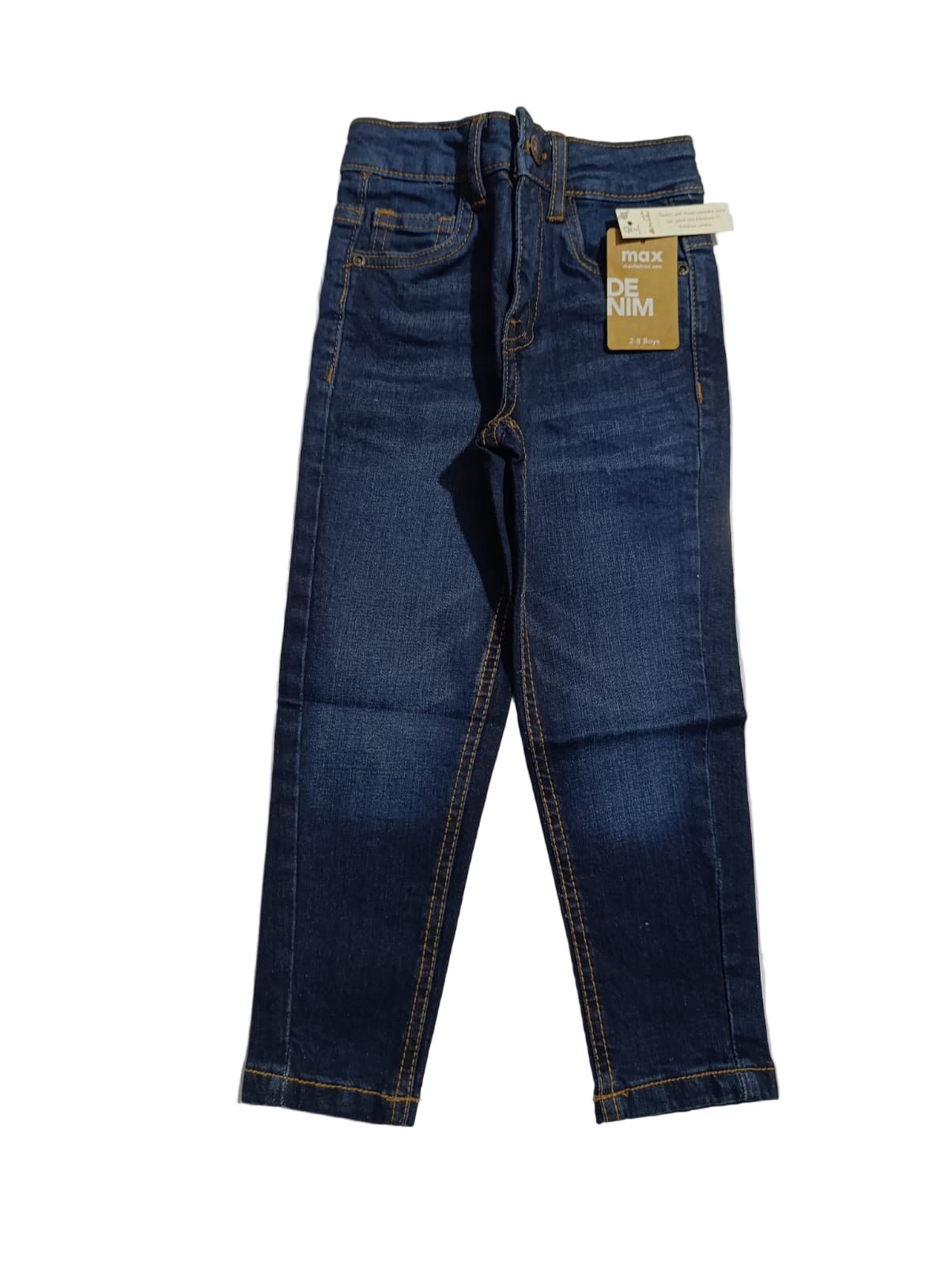 Dark Blue Fitted Pants