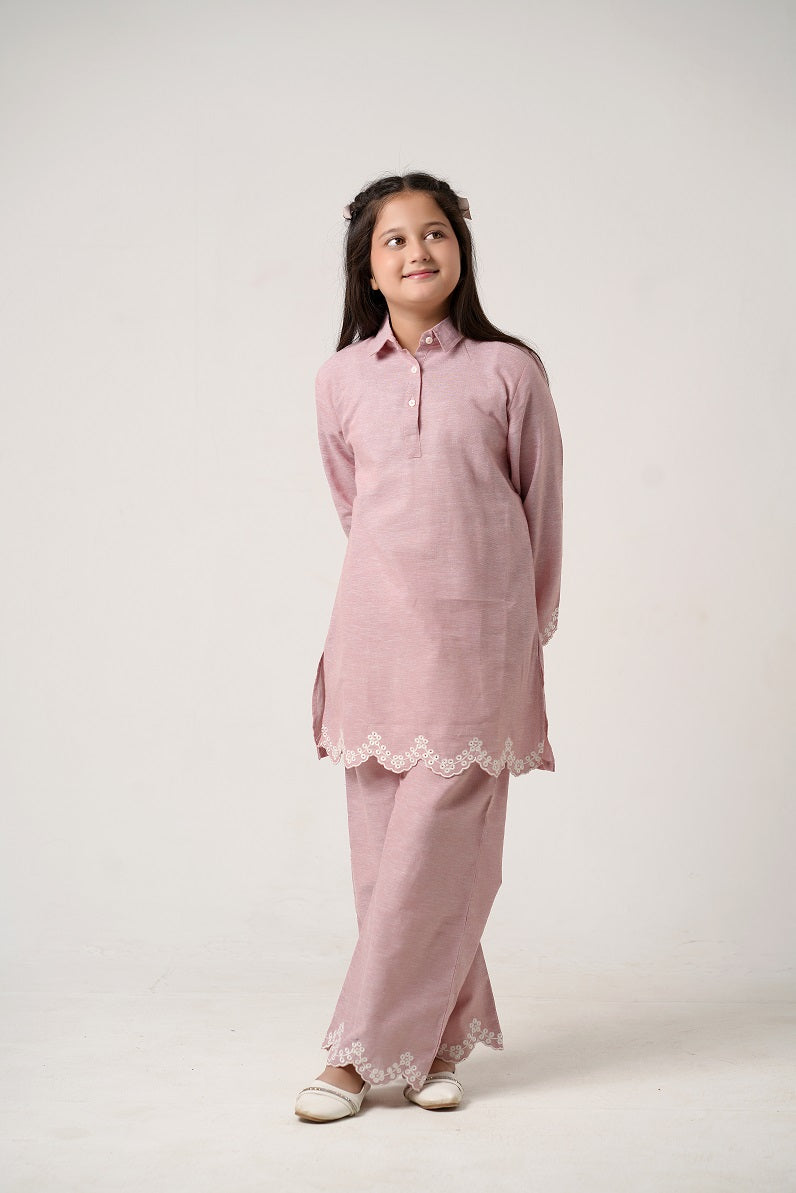 Petal Cut Work Kurta Set