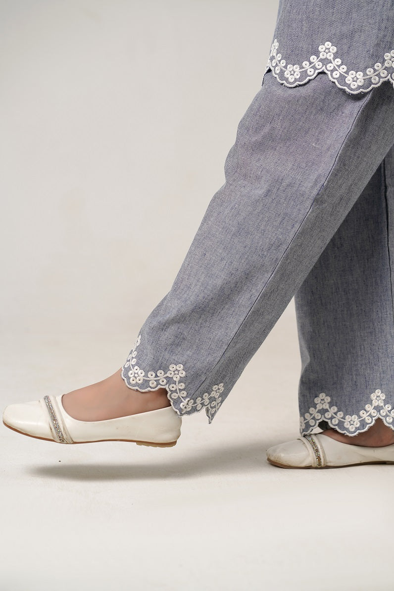 Petal Cut Work Kurta Set