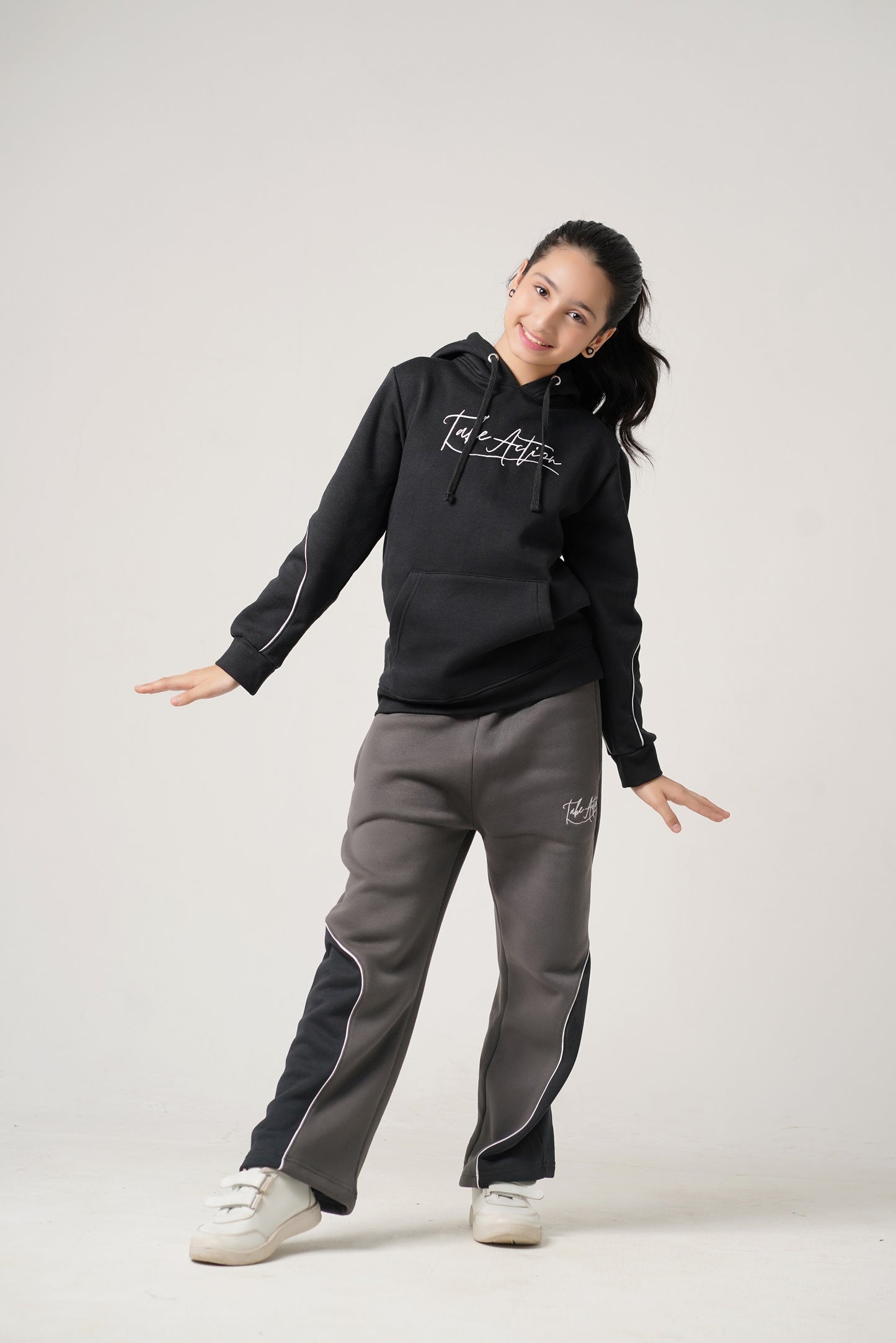 TAKE ACTION Heavyweight Hoodie & Trouser Set