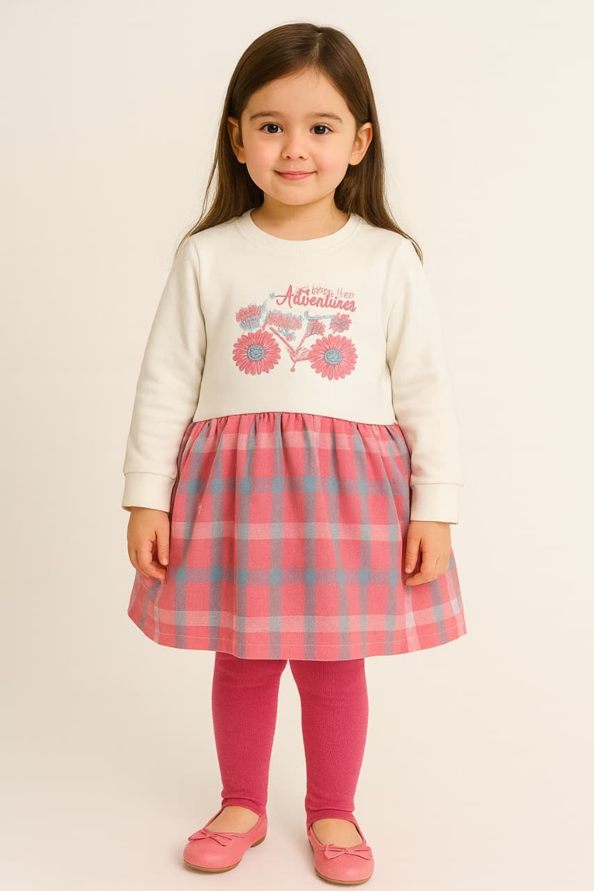 Pink Fleece Frock
