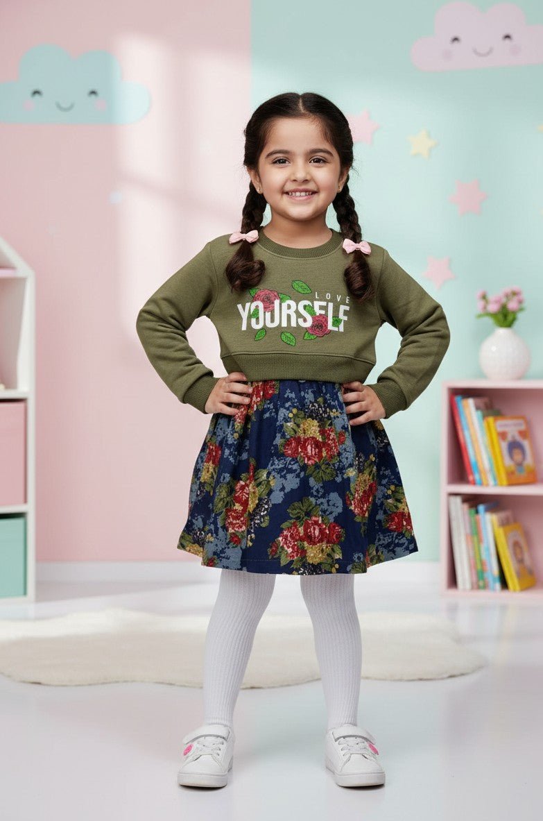 Floral Fleece Frock