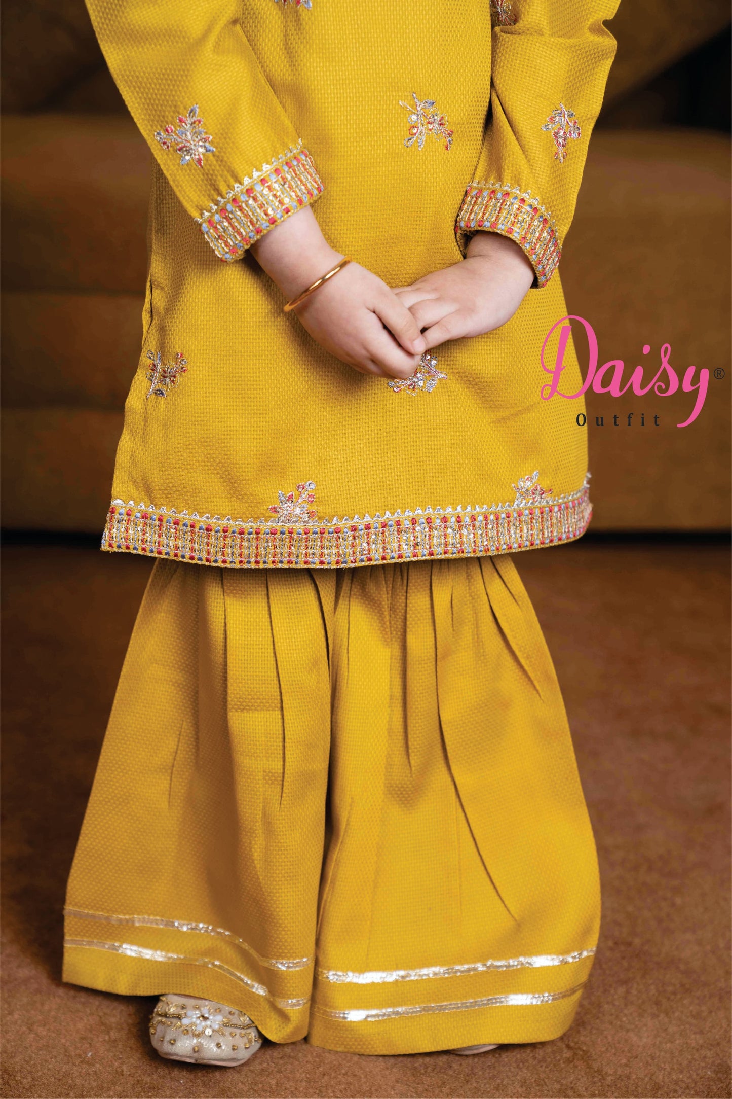 Mustard 3pc Daisy