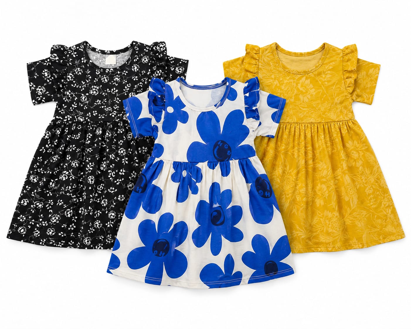 Pack Of 3 Frocks