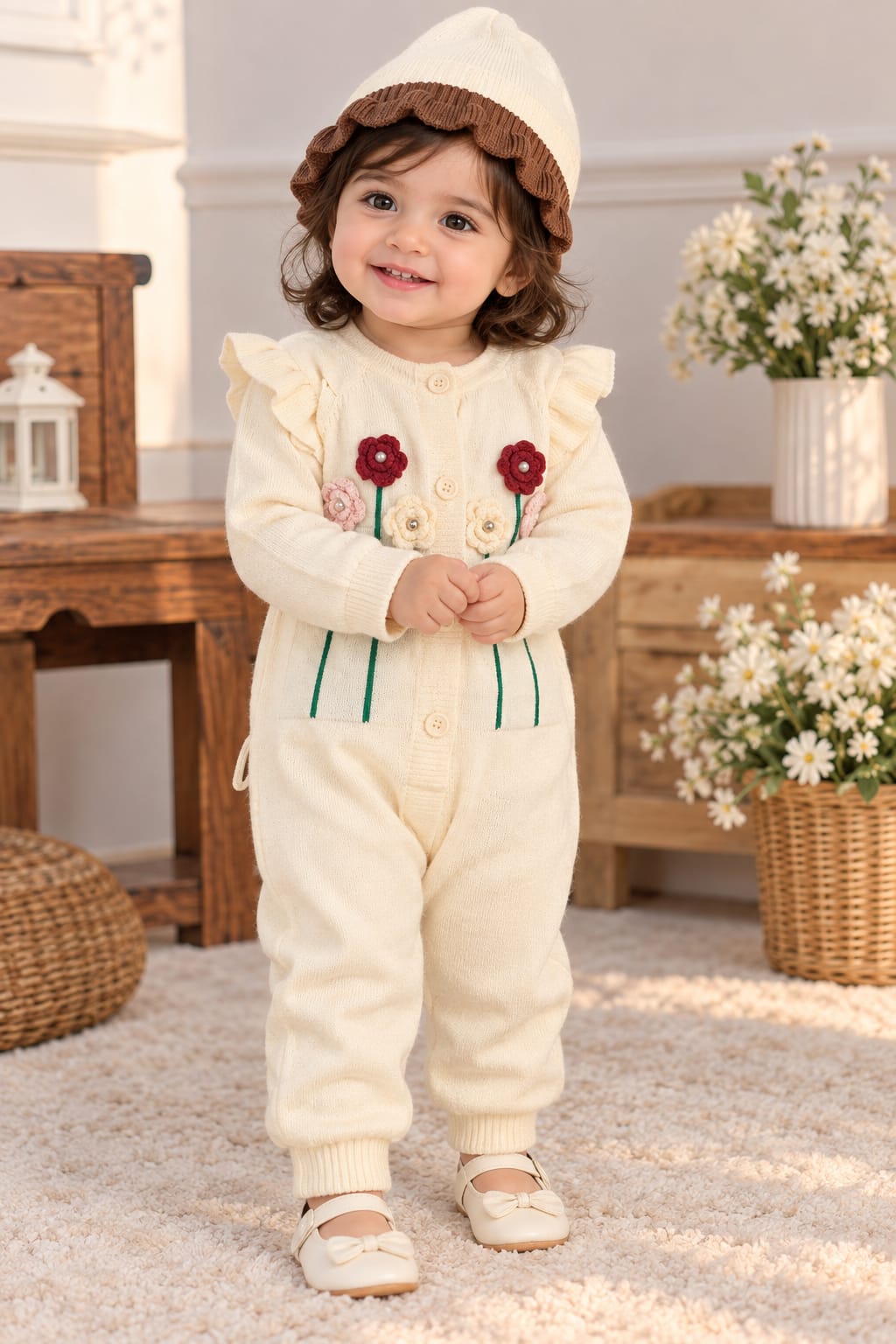 woolen imported rompers