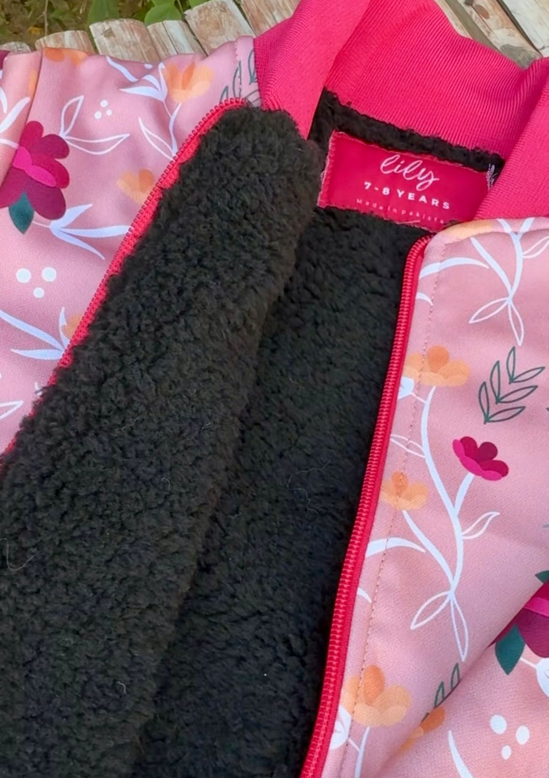 Lily Pink Flowered Jacket