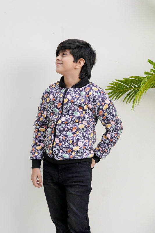 Lily Multicolor Flower Jacket - Unisex