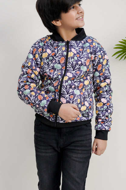 Lily Multicolor Flower Jacket - Unisex