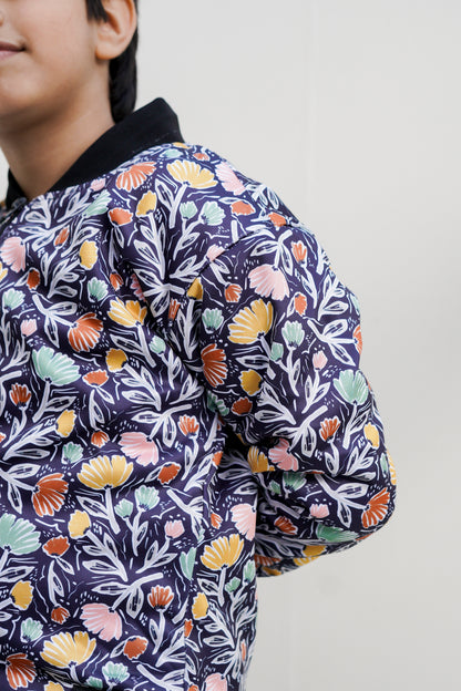 Lily Multicolor Flower Jacket - Unisex