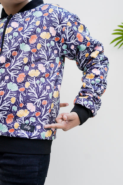 Lily Multicolor Flower Jacket - Unisex