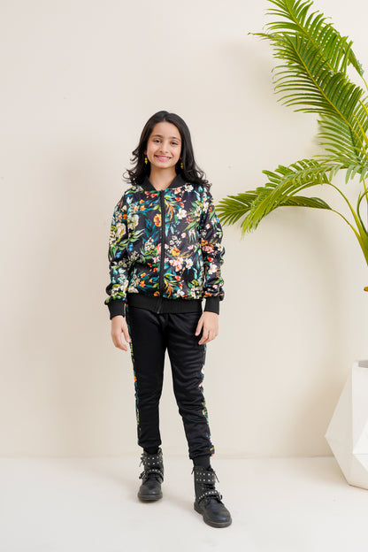 Lily Multi Flower Track Suit