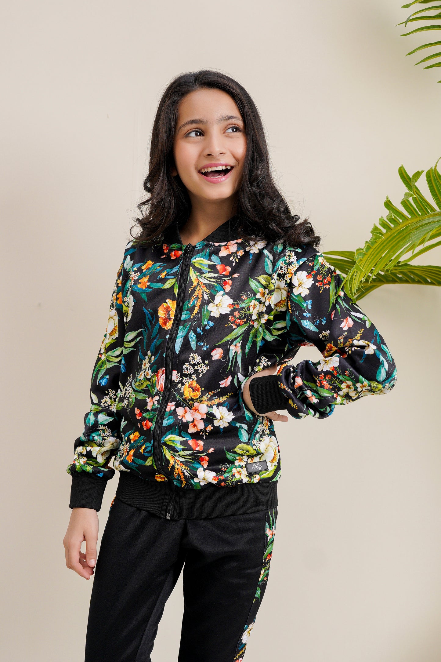 Lily Multi Flower Track Suit