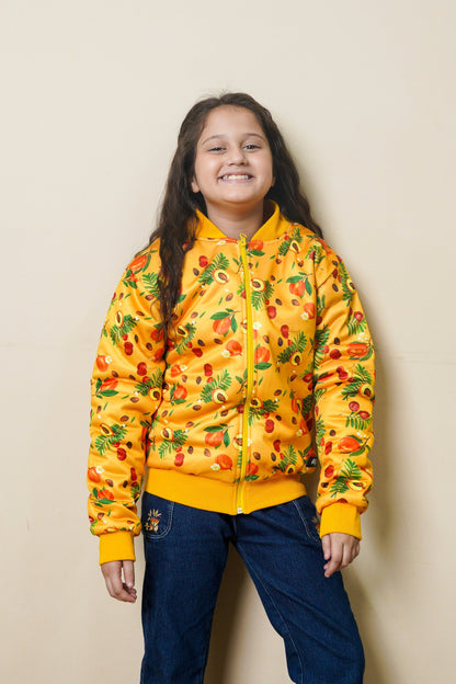 Lily Yellow Peaches Jacket