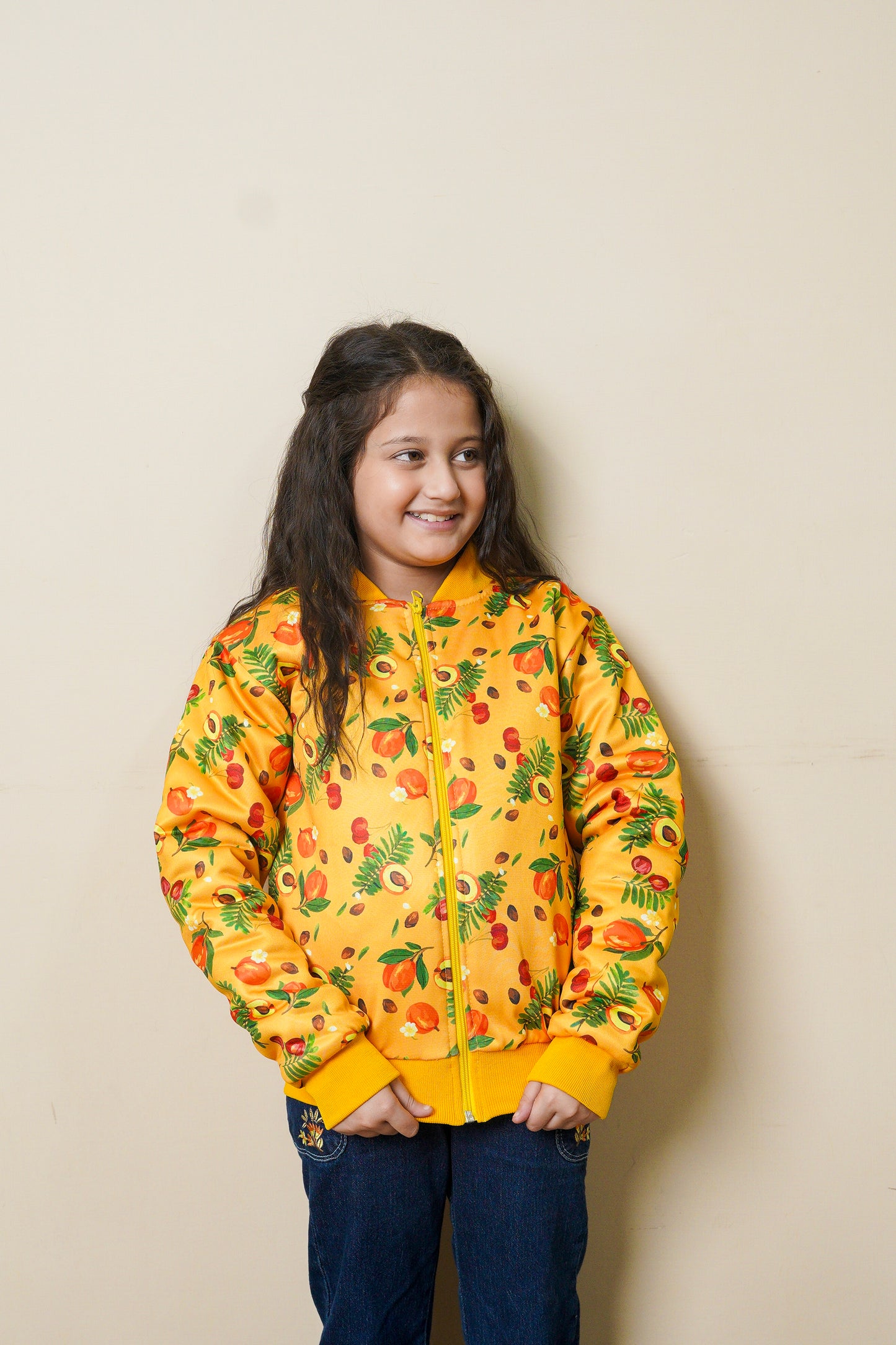 Lily Yellow Peaches Jacket