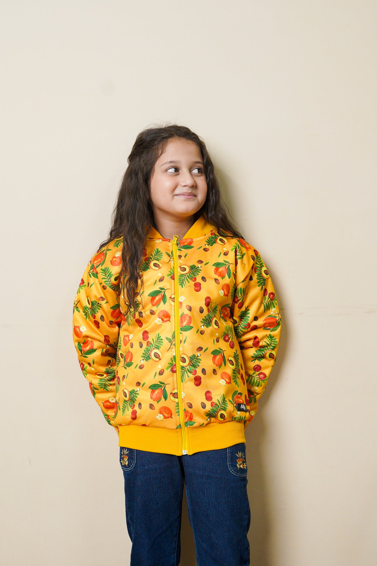 Lily Yellow Peaches Jacket