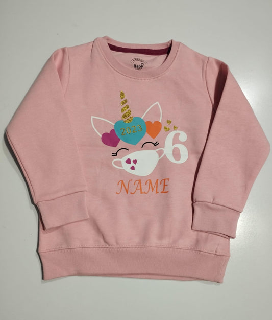 Unicorn pink Sweatshirt