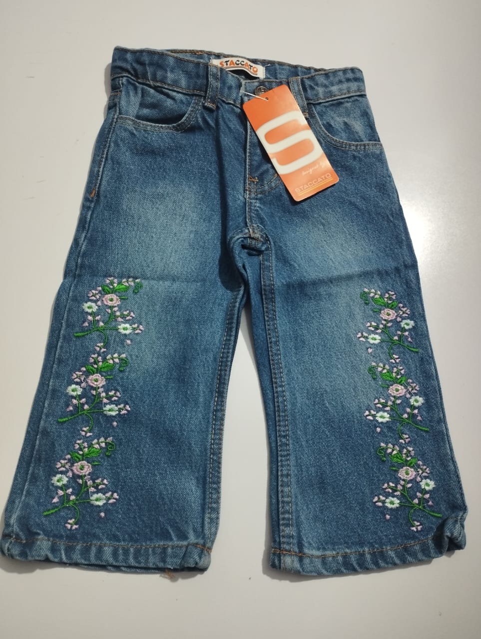 GIRLS EMBROIDERED JEANS