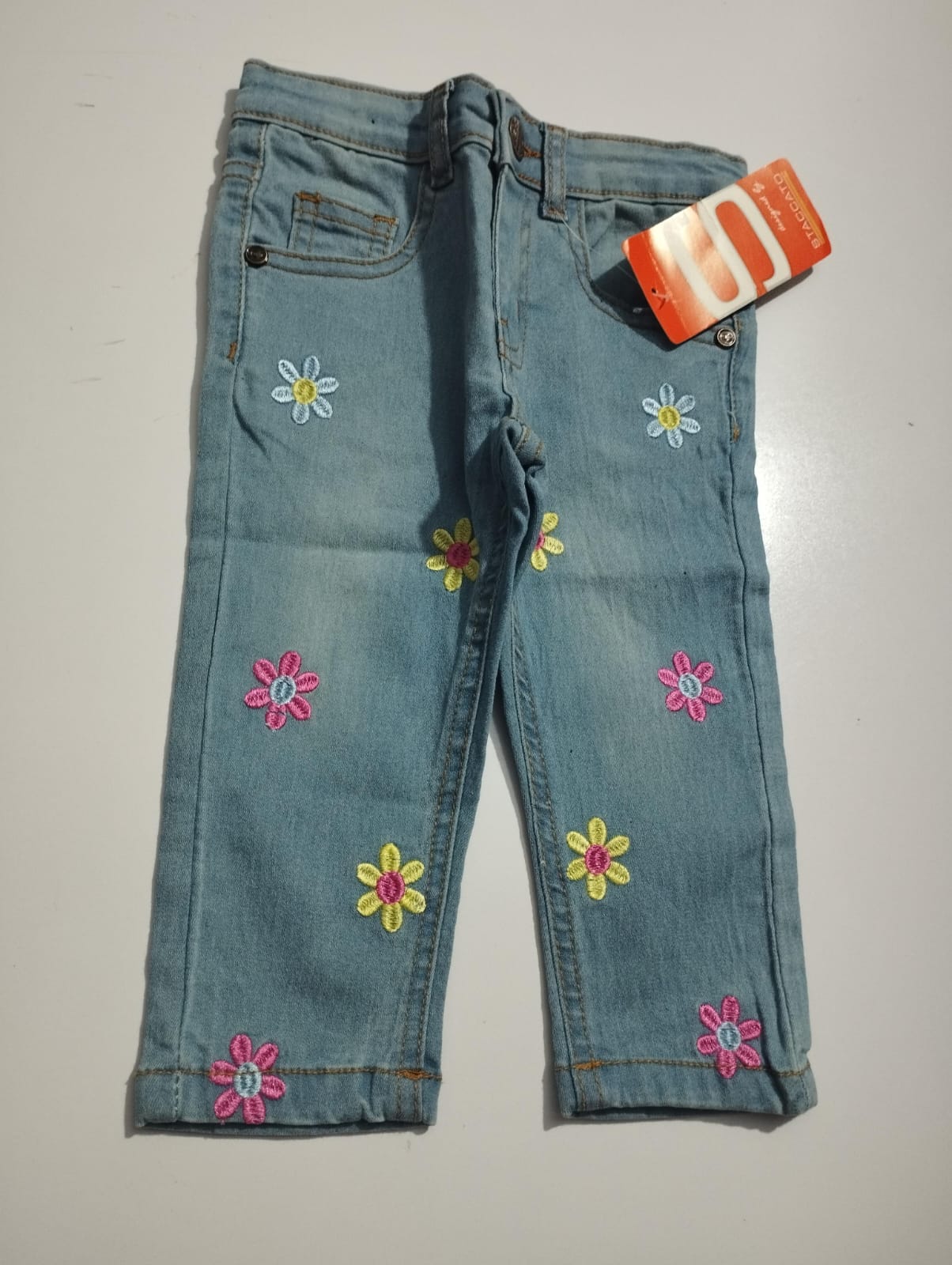 GIRLS EMBROIDERED JEANS