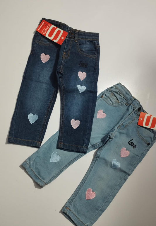 GIRLS EMBROIDERED JEANS