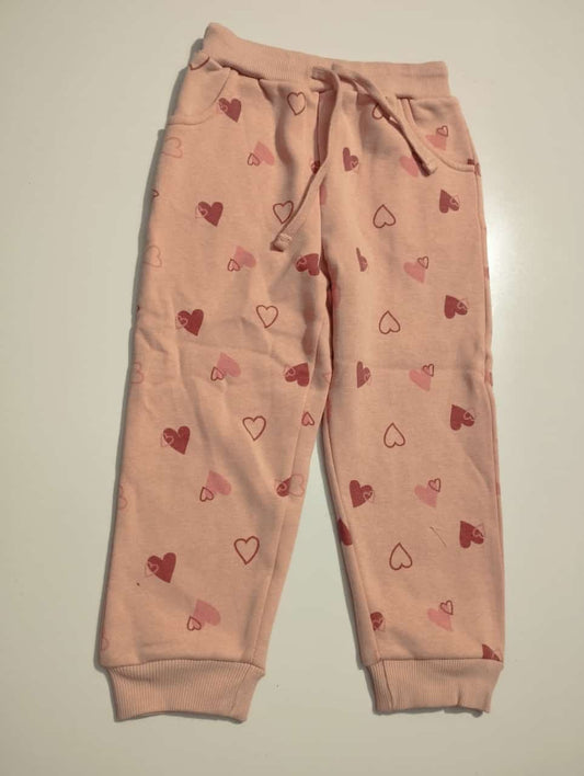 PINK HEART FLEECE TROUSER