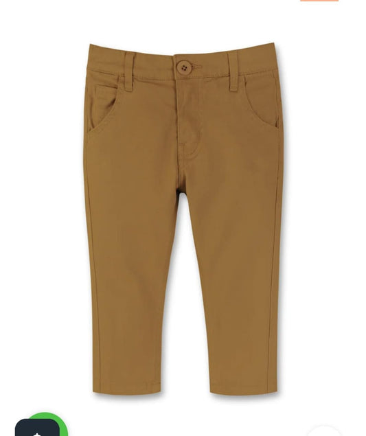 BOYS CAMEL TWILL PANT