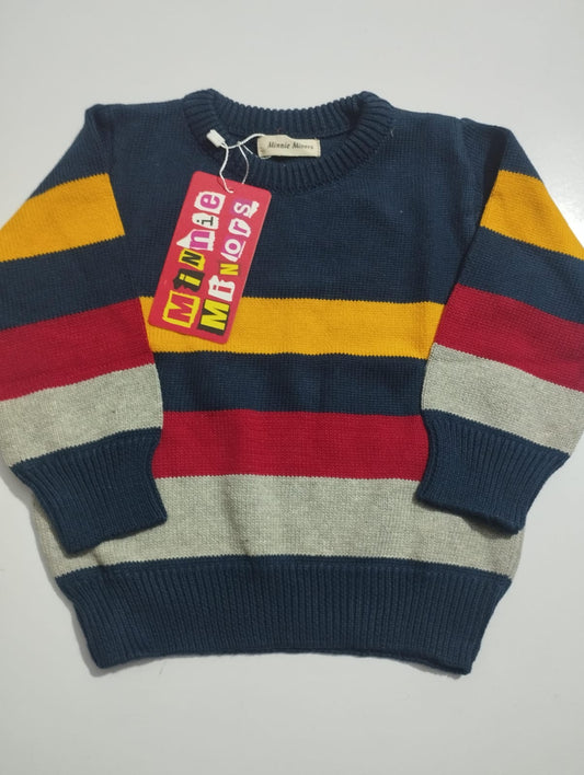 BOYS MULTI LINNING SWEATER