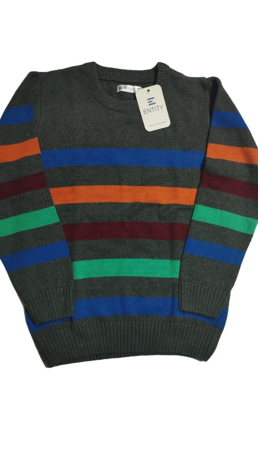 BOYS LINING GREY SWEATER