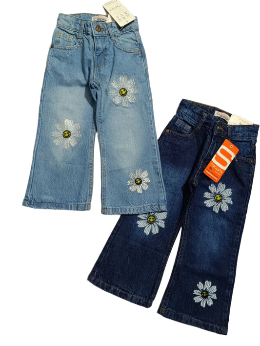 Girls Embroidered loose  Pants
