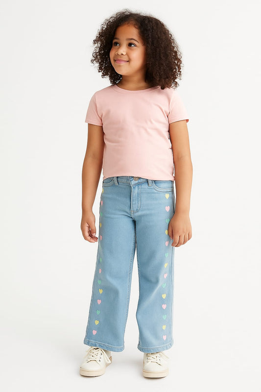Essentia Heart Embroidered Pant