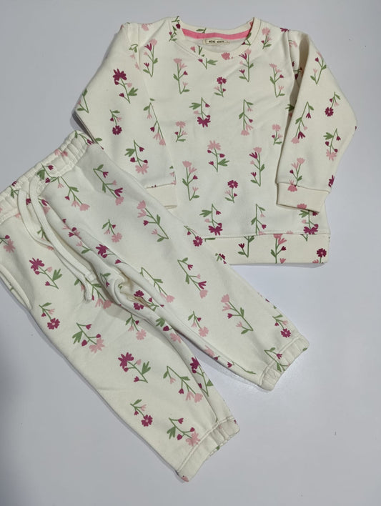 Girls Floral Tracksuit