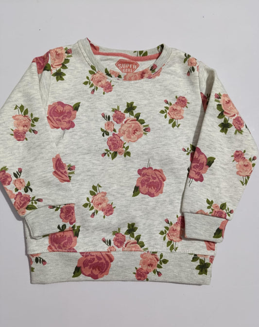 Minnie Minors Floral Sweatshirt