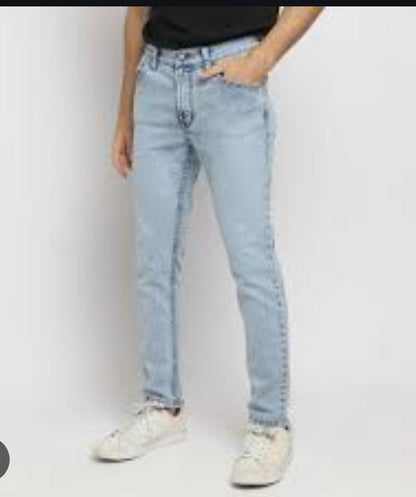 Ice Blue straight Pants