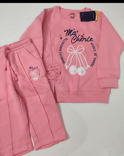Girls Thick Fleece Tracksuit