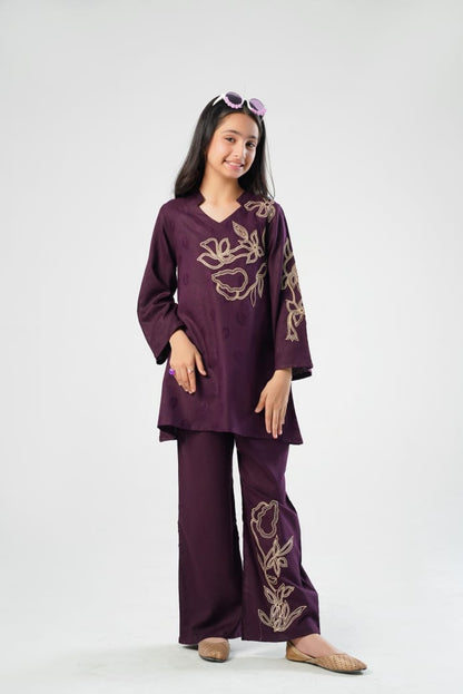 LILY PLUM PETAL 2PC